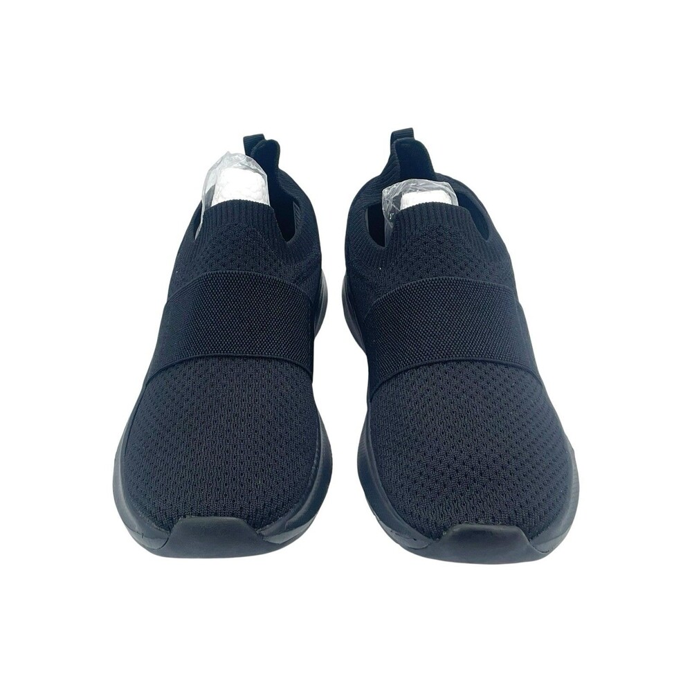 women's Black Mesh Slip-On Casual Shoes Lightweight Comfort Breathable Size 9 - Picture 3 of 6